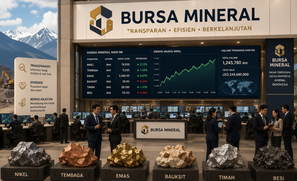 Special Plan: Bursa Mineral Nasional Segera Hadir, Diawasi OJK dan Punya Pengawas Khusus