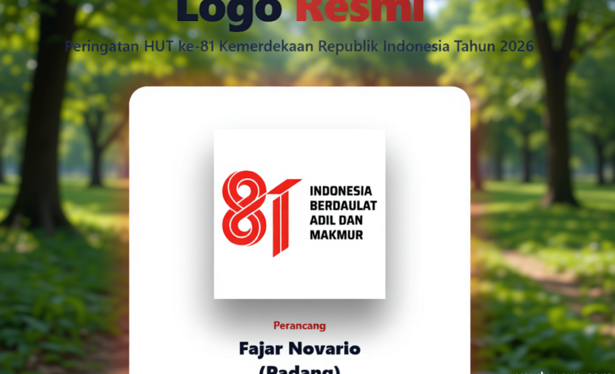 Key Issue: Makna Logo HUT ke-81 RI Karya Fajar Novaryo, Desainer Asal Padang