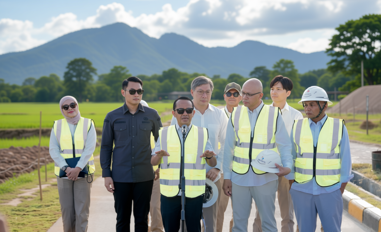 Important Visit: Bahlil Resmikan Mini LNG Plant di Jatim, Kapasitas 55.300 Ton per Tahun