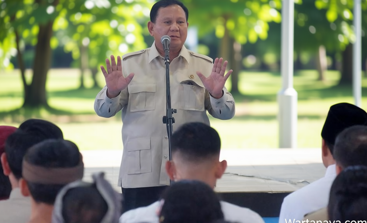 Prabowo Sebut Kebocoran Ekonomi jadi Penyebab Gaji Guru dan Pegawai Negeri Sulit