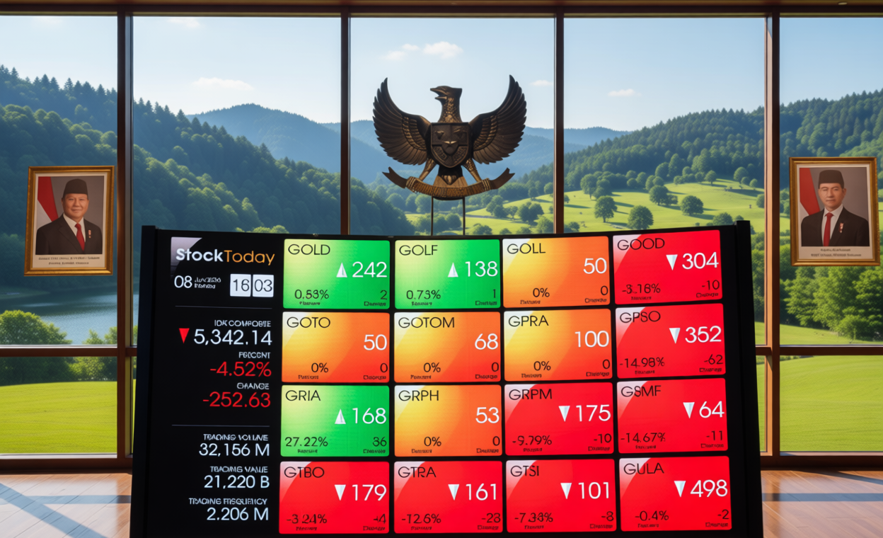 Meeting Results: IHSG Turun 0,78%, Saham Bank Jumbo BBCA – BMRI Rontok Usai BI Naikkan Suku Bunga