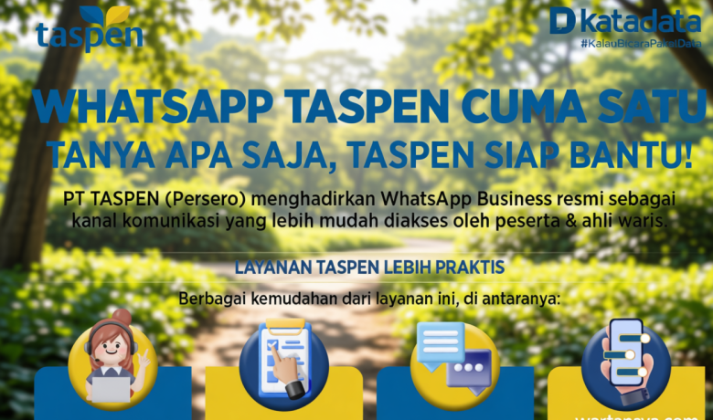 Tanya Apa Saja ke TASPEN Lewat WhatsApp Resmi TASPEN