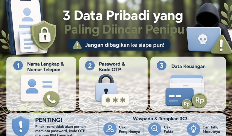 3 Jenis Data Pribadi Jadi Primadona Penipuan Online, Jaga Akunmu!