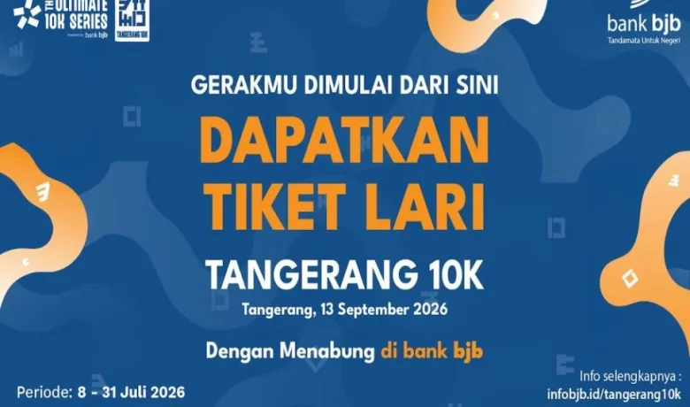 New Policy: Dapatkan Tiket Lari Tangerang 10K dengan Menabung di Bank bjb