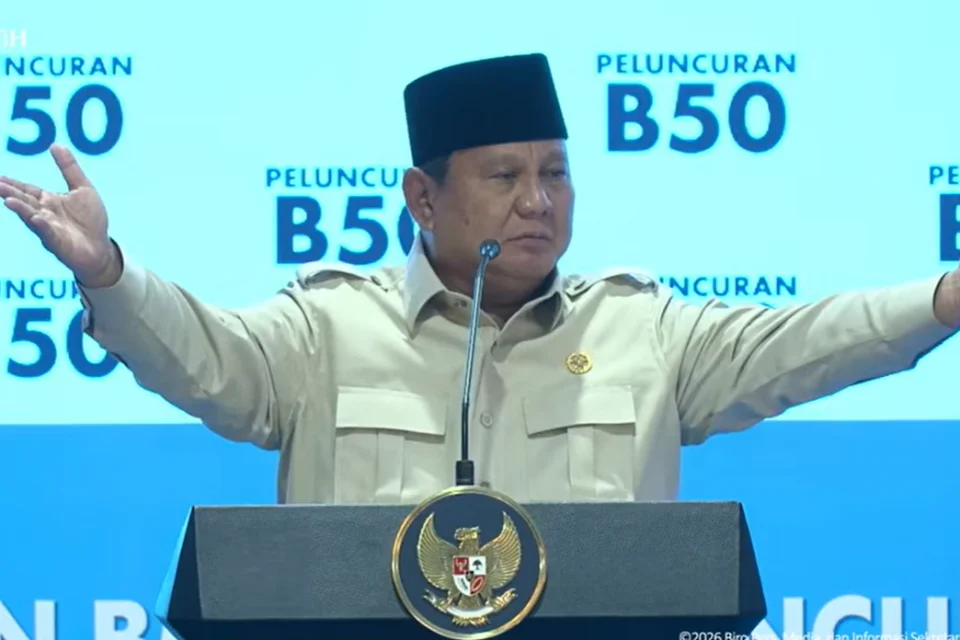 Survei SMRC: Kepuasan Publik atas Kinerja Prabowo Turun 30%