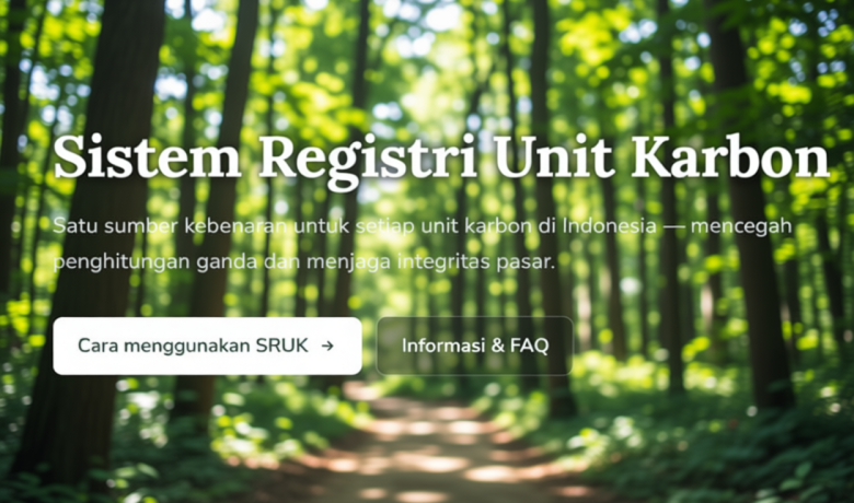 Historic Moment: SRUK Diluncurkan, Empat Proyek Karbon Kehutanan Siap Diperdagangkan