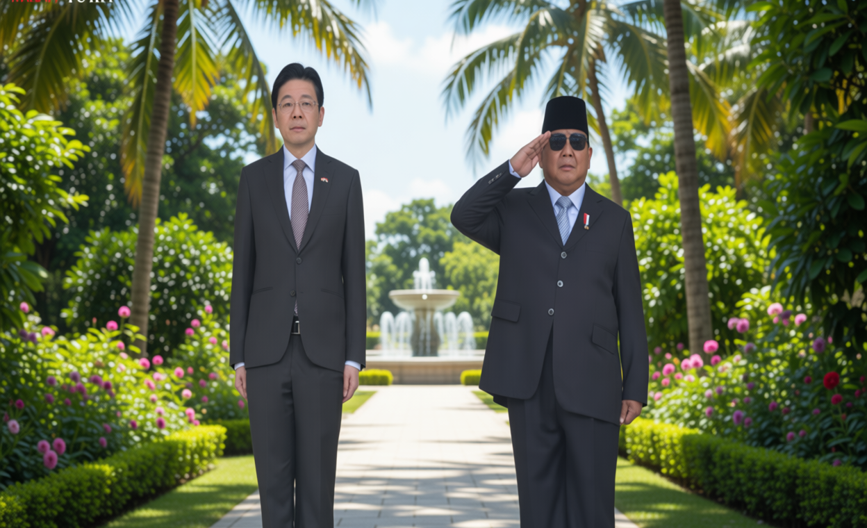 Meeting Results: Prabowo Terima PM Singapura Lawrence Wong, RI-Singapura Bakal Teken 26 MoU