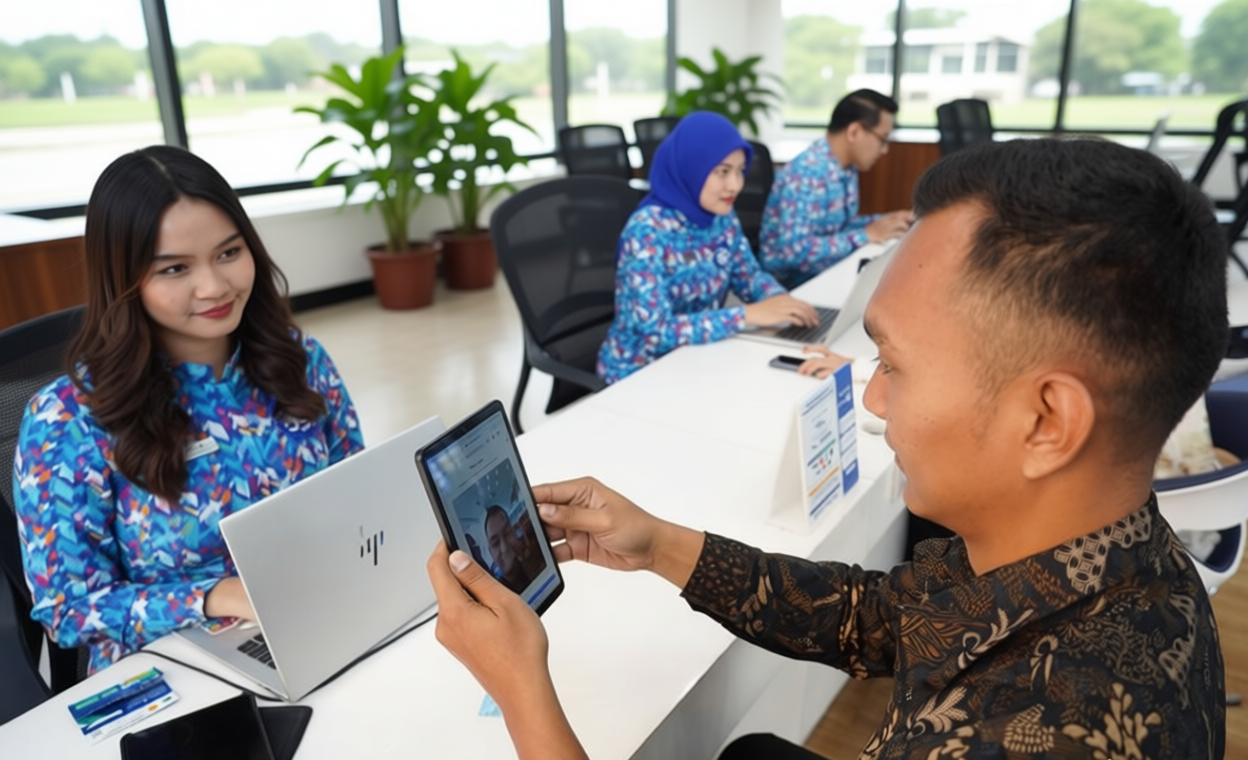 Special Plan: [Foto] Cegah Penipuan Digital, Registrasi Nomor HP Baru Pakai Biometrik Wajah