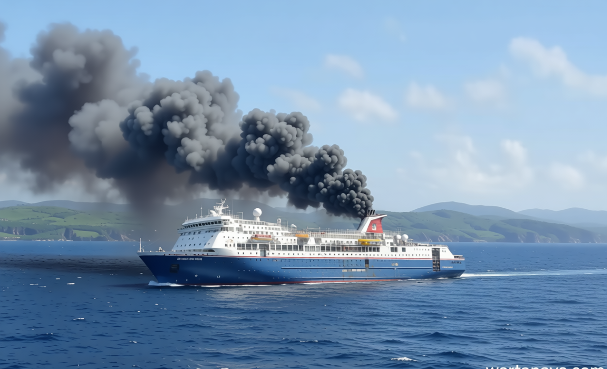 Kemenhub Investigasi Penyebab Kebakaran KMP Mutiara Sentosa II di Laut Madura