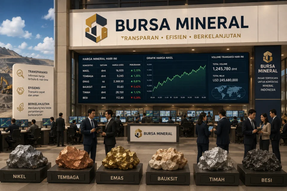 Bursa Mineral Beroperasi 1 Januari 2027, Dirut akan Ditetapkan OJK