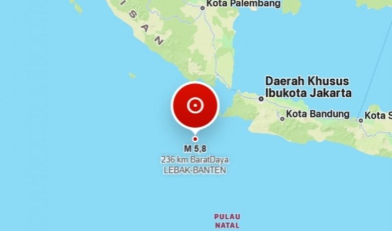 Gempa 5,8 Guncang Pandeglang, NTT Digempur Tujuh Gempa Besar dalam Tiga Hari