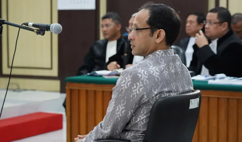 [Foto] Nadiem Makarim Jalani Sidang Banding Kasus Laptop Chromebook