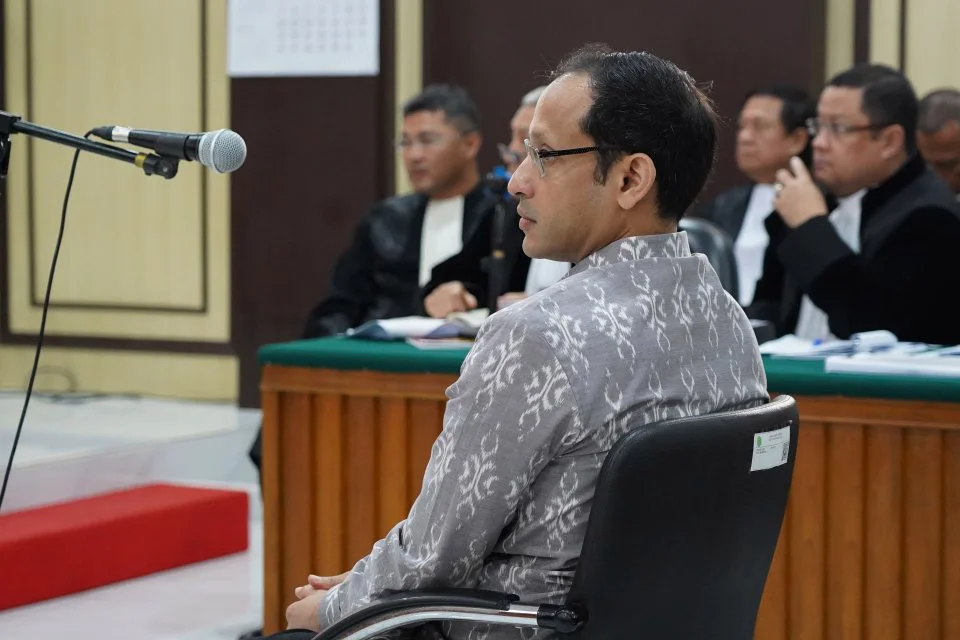 [Foto] Nadiem Makarim Jalani Sidang Banding Kasus Laptop Chromebook